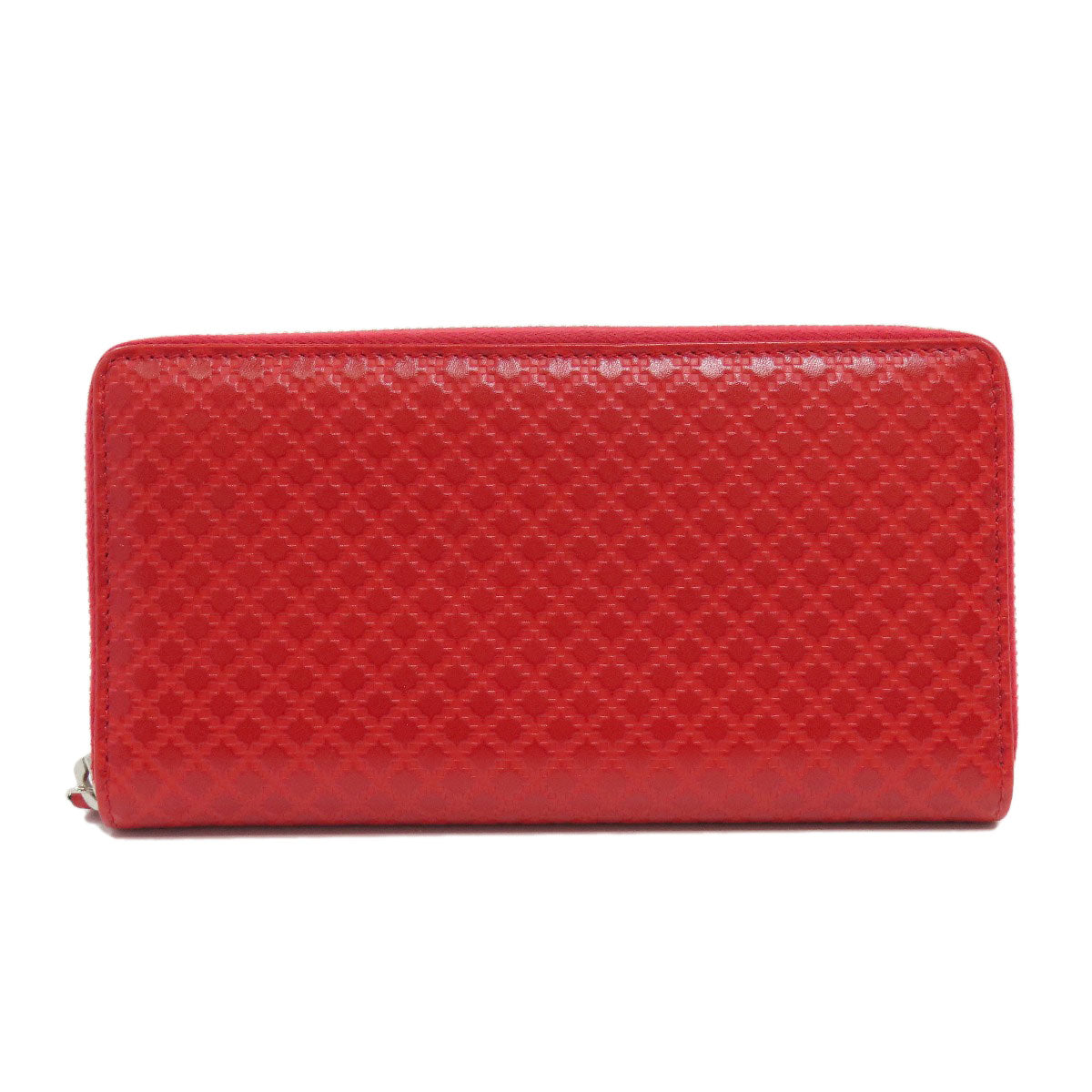 GUCCI Long Wallet Purse 307990 leather Red Diamante Women Used