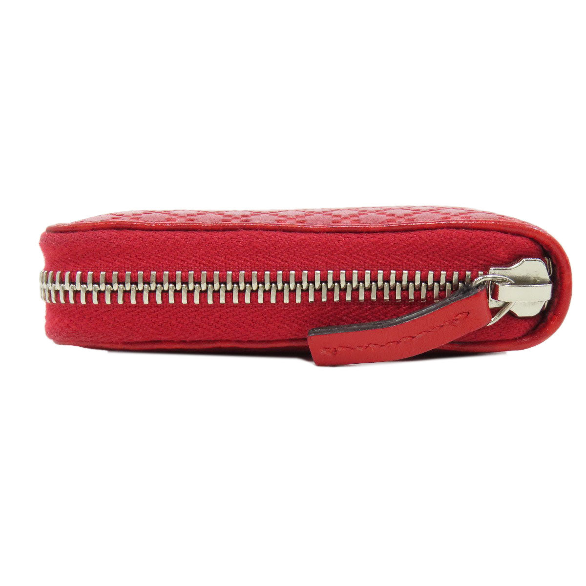 GUCCI Long Wallet Purse 307990 leather Red Diamante Women Used