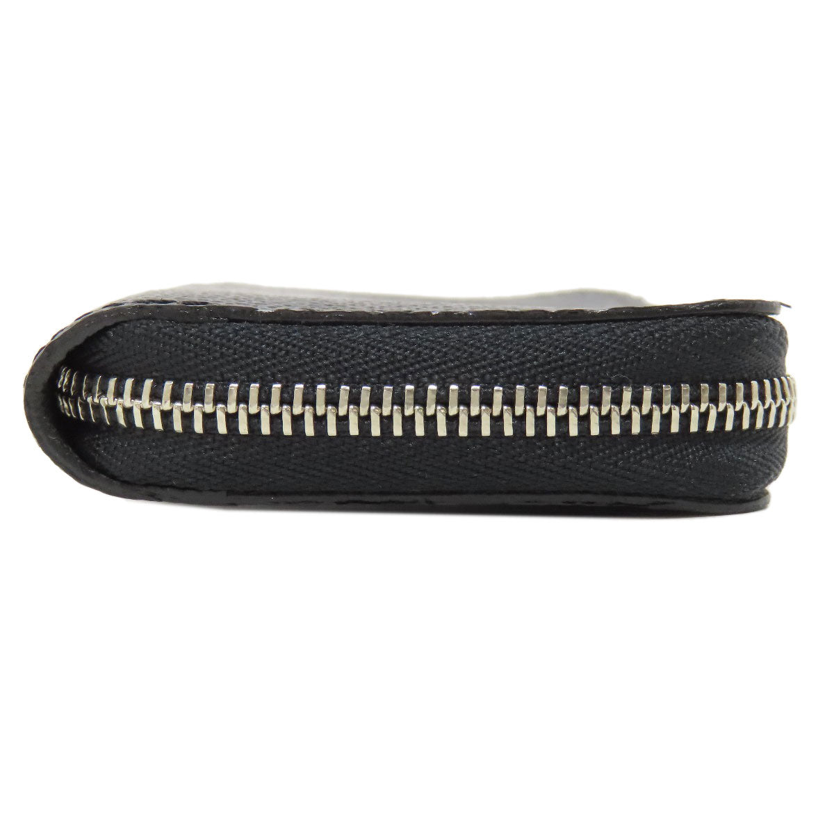 LOUIS VUITTON Coin case N63076 Damier canvas black Zippy coin purse mens Used