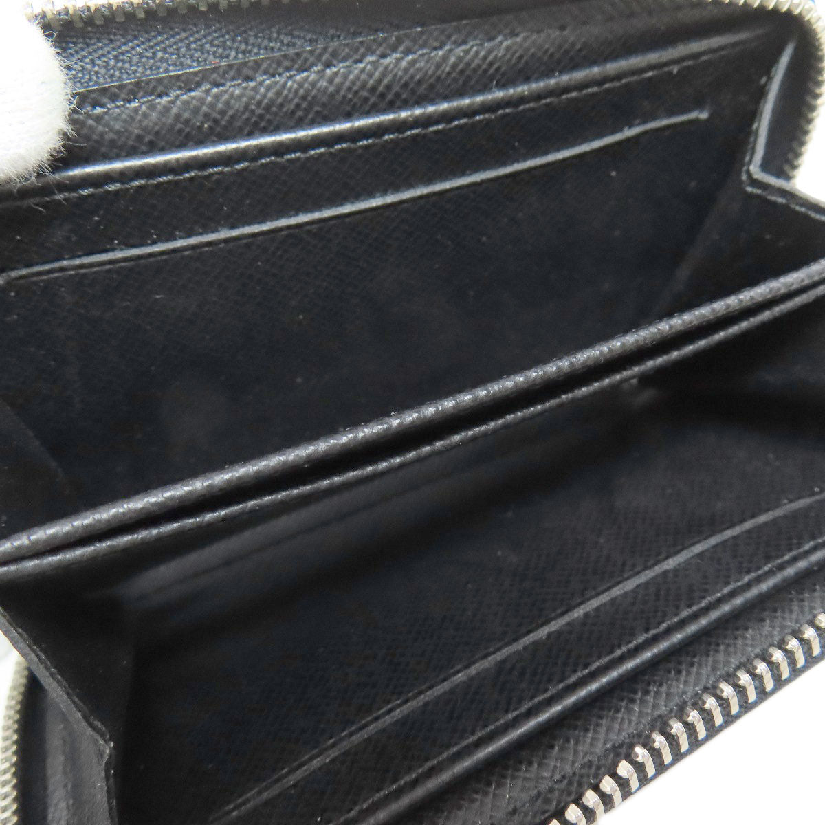 LOUIS VUITTON Coin case N63076 Damier canvas black Zippy coin purse mens Used