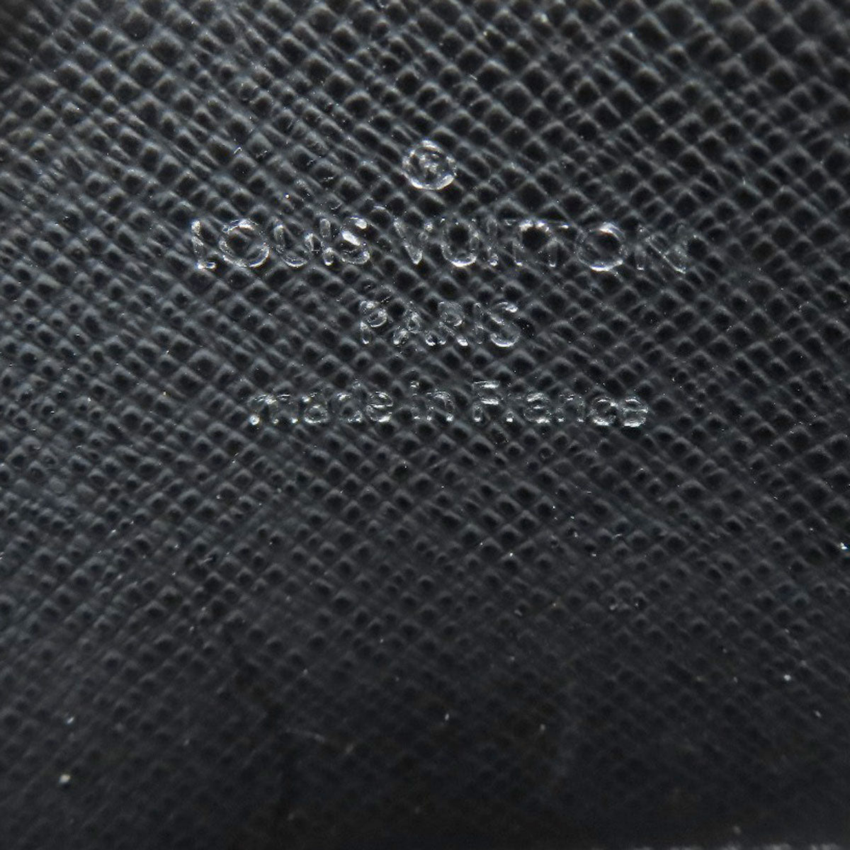 LOUIS VUITTON Coin case N63076 Damier canvas black Zippy coin purse mens Used