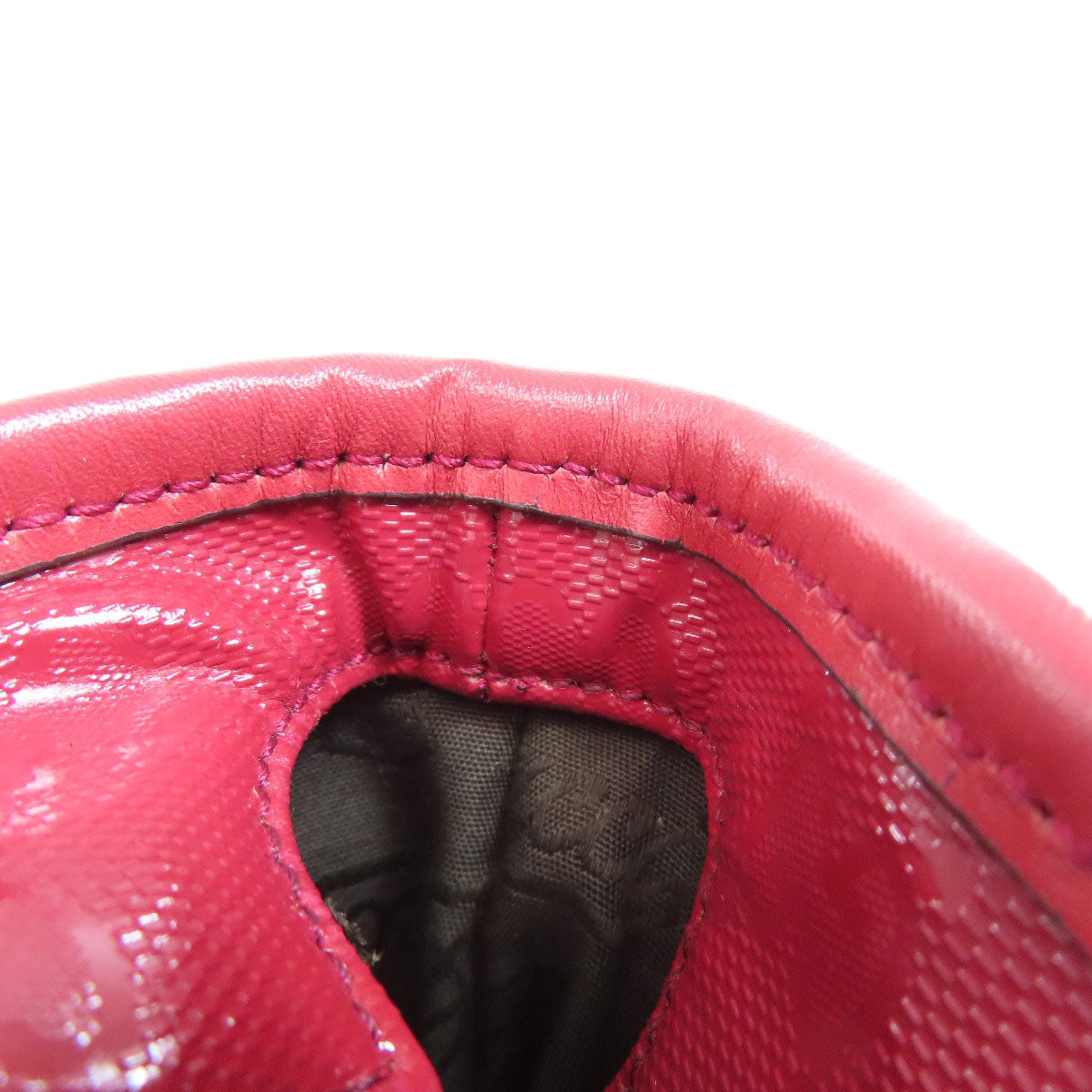 GUCCI Tote Bag 211138 PVC Red GG implementation Women Used