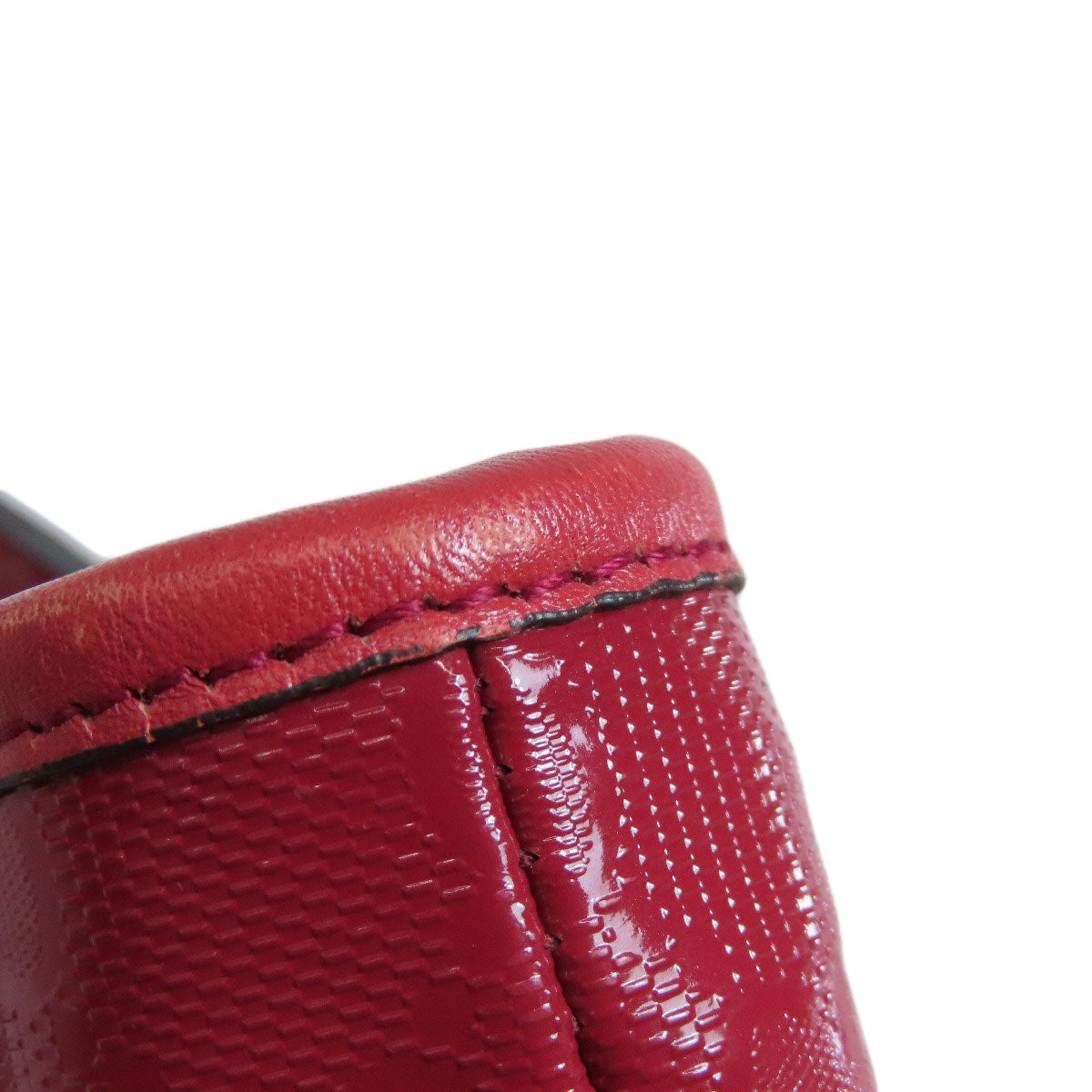 GUCCI Tote Bag 211138 PVC Red GG implementation Women Used