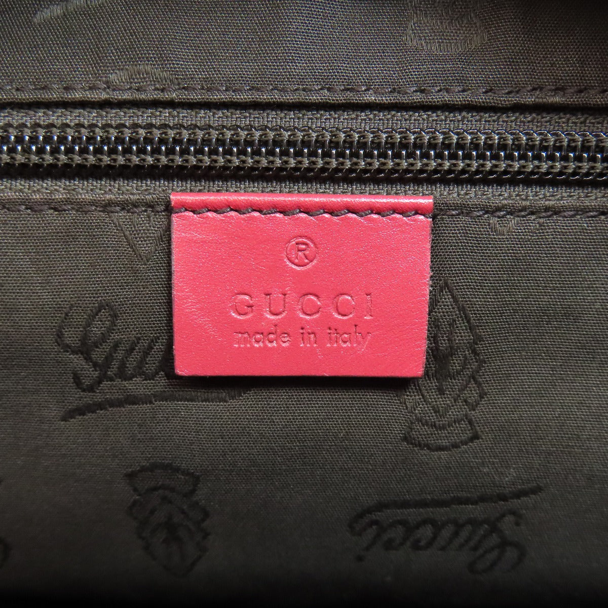 GUCCI Tote Bag 211138 PVC Red GG implementation Women Used