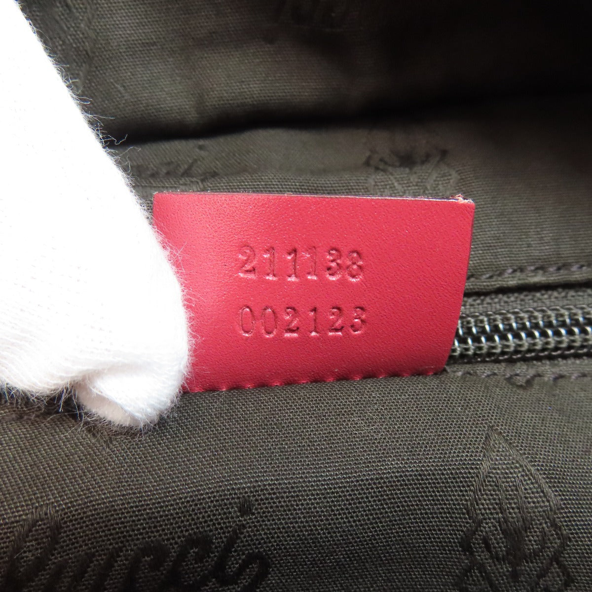 GUCCI Tote Bag 211138 PVC Red GG implementation Women Used