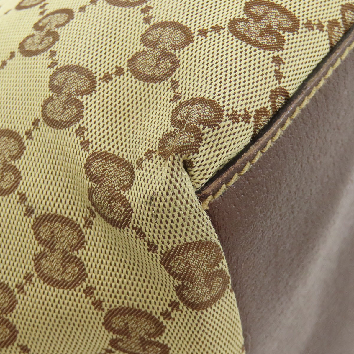 GUCCI Handbag 131228 canvas beige GG