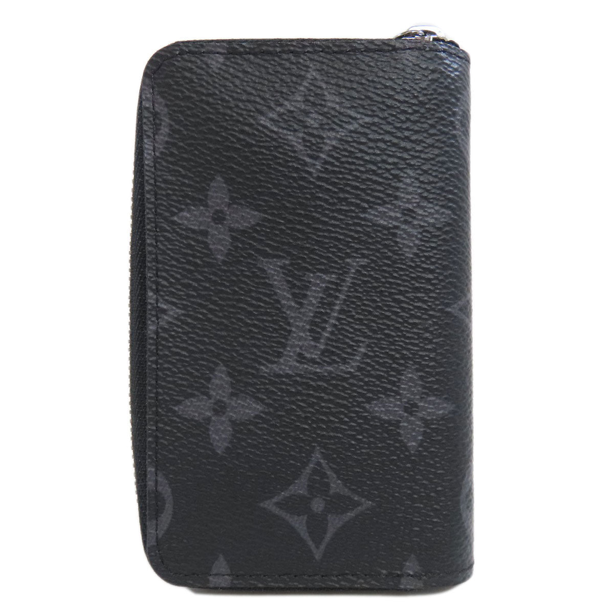 LOUIS VUITTON Coin case M81662 Monogram Eclipse black Vertical mens(Unisex) Used