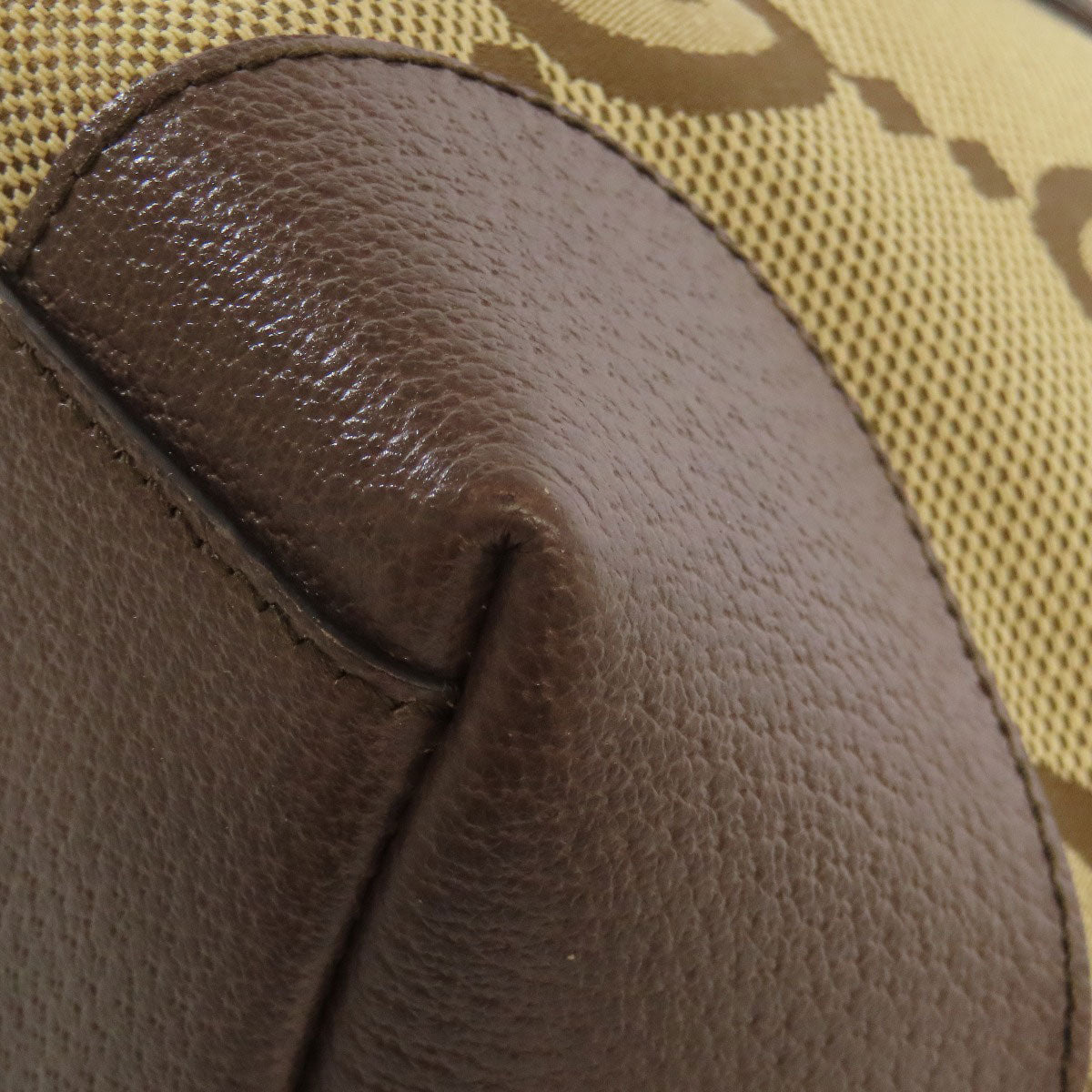 GUCCI Tote Bag 631685 canvas Brown Offdia GG Medium Women Used