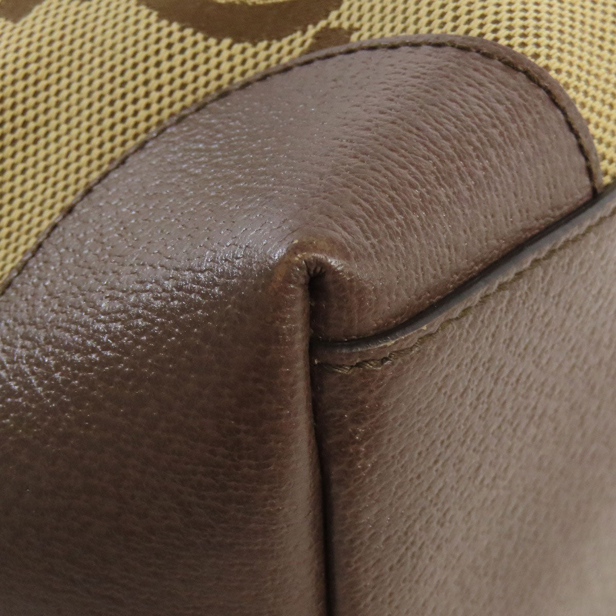 GUCCI Tote Bag 631685 canvas Brown Offdia GG Medium Women Used