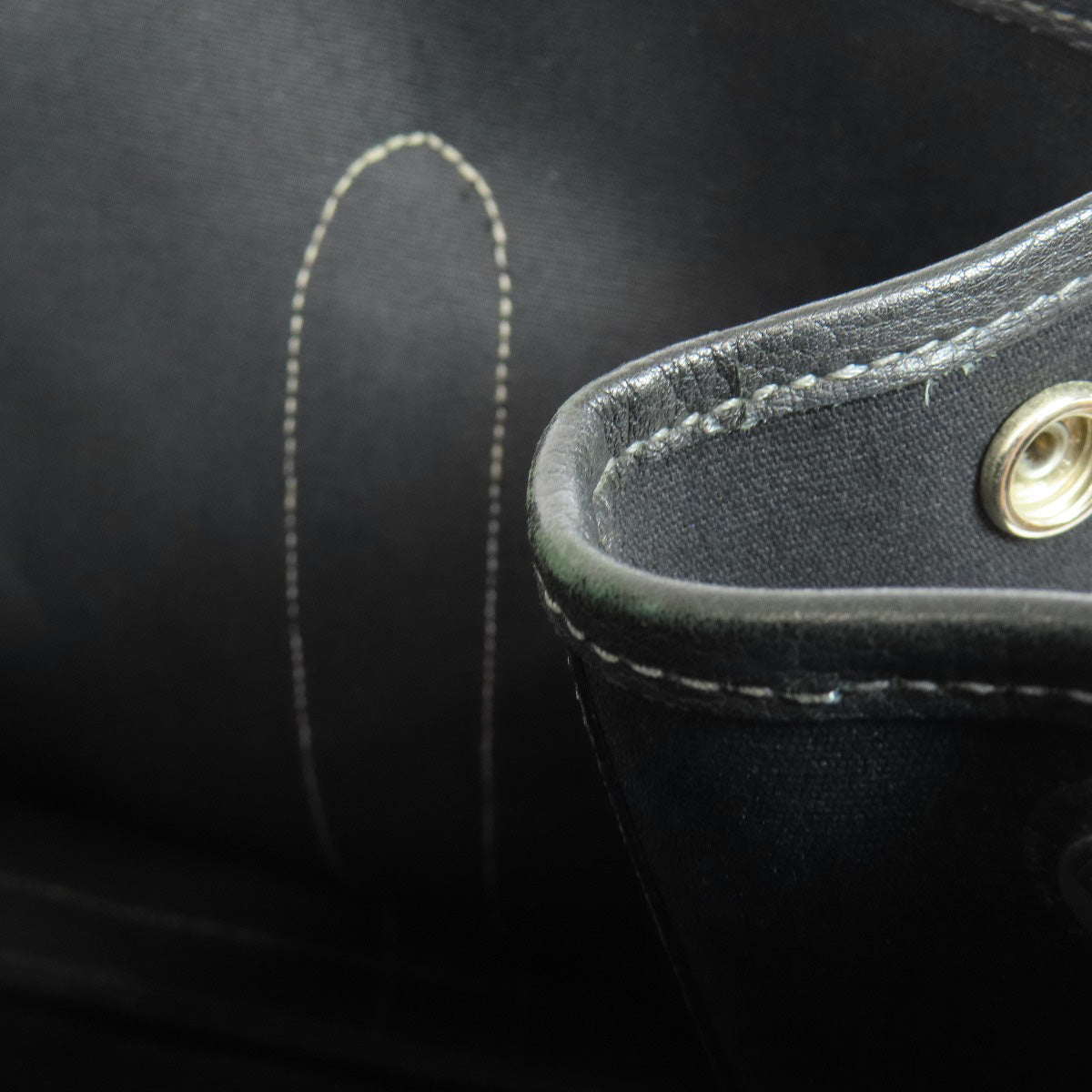 HERMES Tote Bag Towar Officche black Garden Party PM SilverMetal Women Used