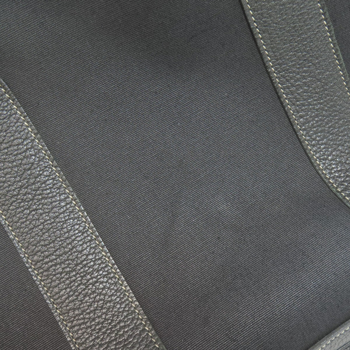 HERMES Tote Bag Towar Officche black Garden Party PM SilverMetal Women Used