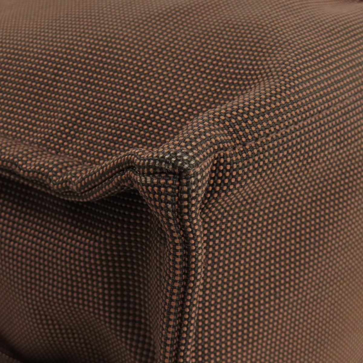 HERMES Handbag canvas Brown Her LineMM Women Used