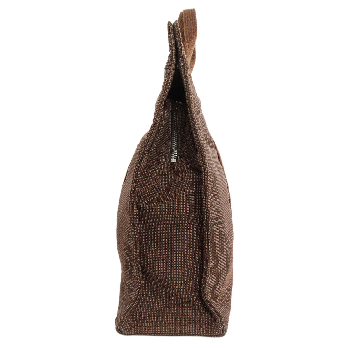 HERMES Handbag canvas Brown Her LineMM Women Used