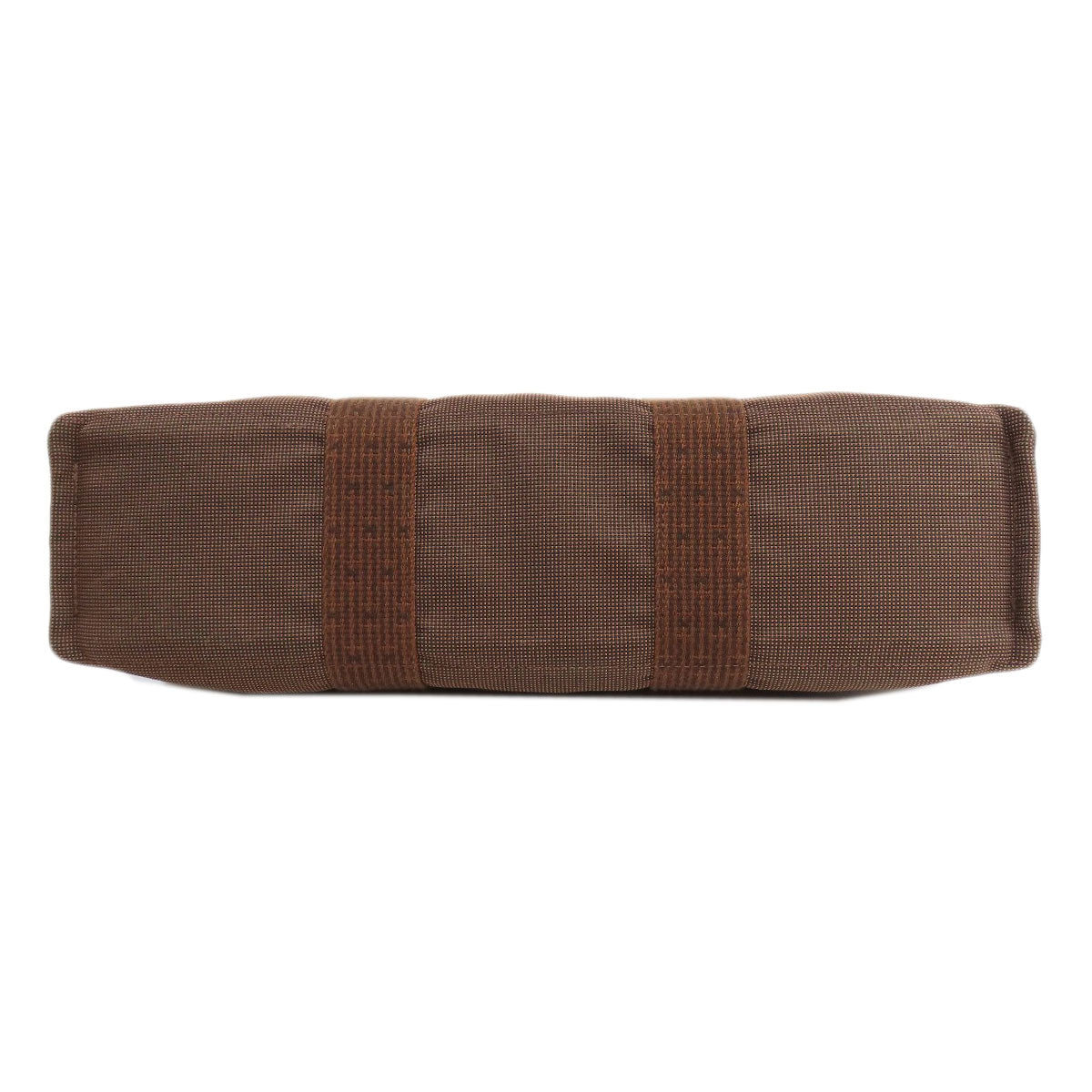 HERMES Handbag canvas Brown Her LineMM Women Used