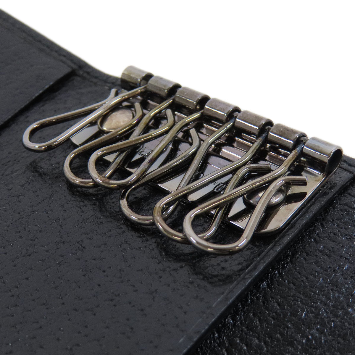 GUCCI Key case Key holder  033�E3661 leather Brown logo Women(Unisex) Used