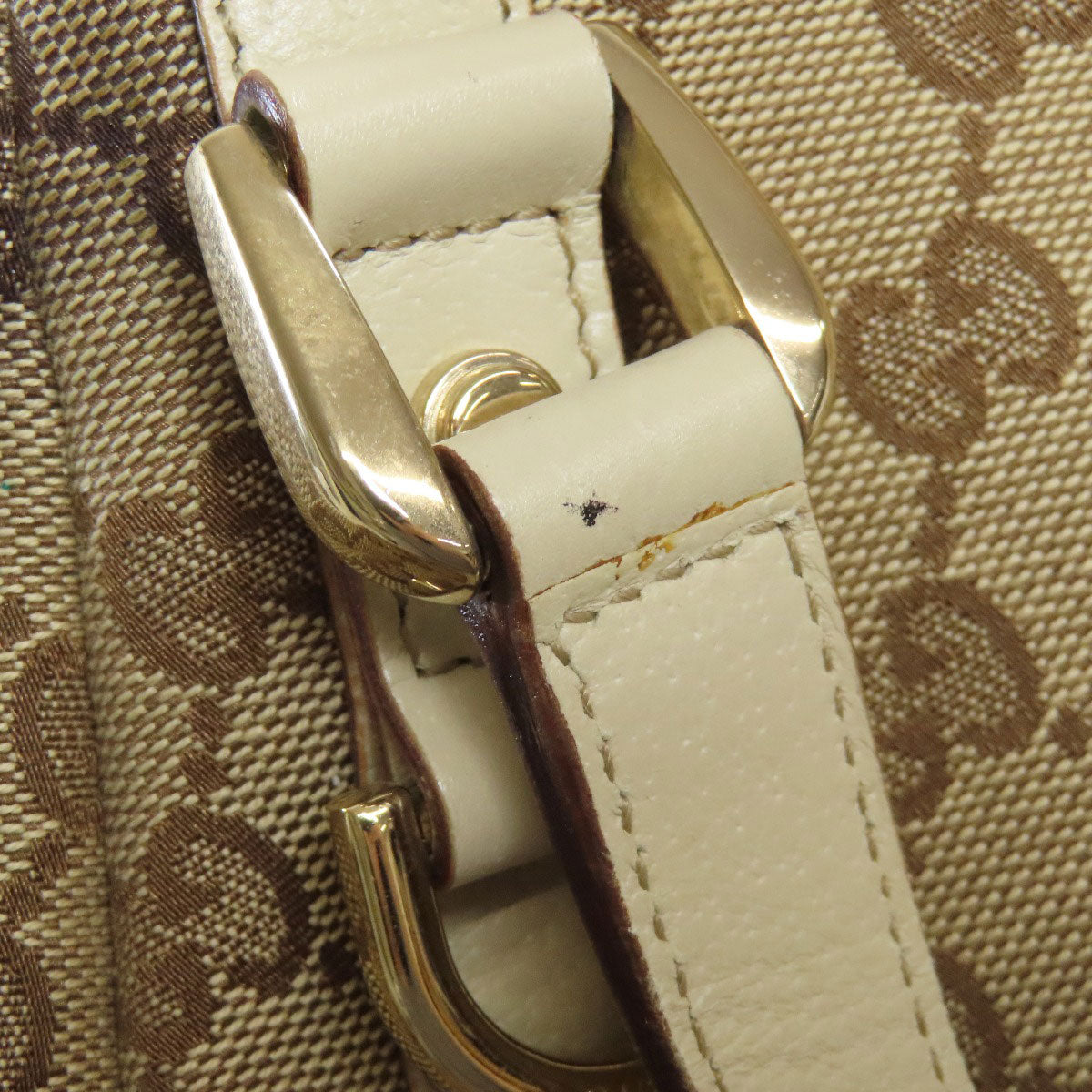 GUCCI Tote Bag 130736 canvas Brown GG Women Used