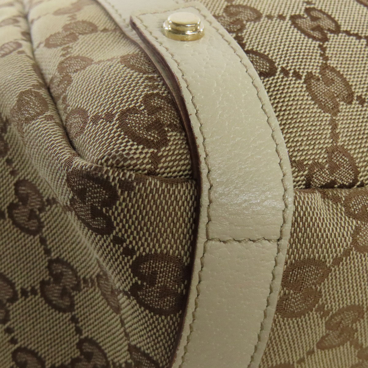 GUCCI Tote Bag 130736 canvas Brown GG Women Used
