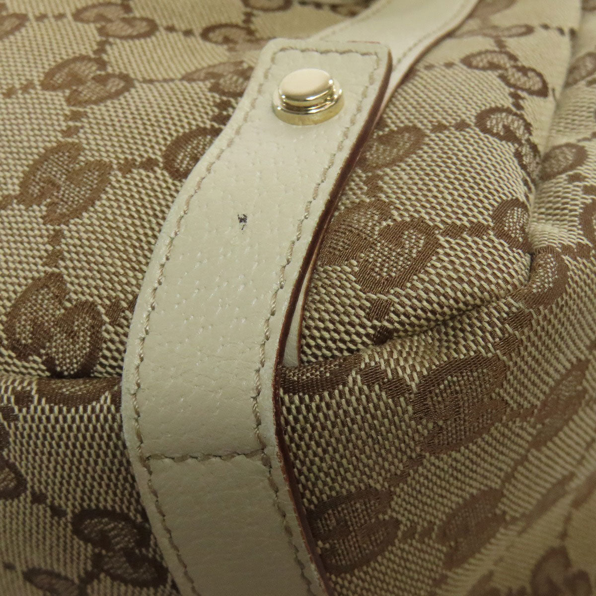 GUCCI Tote Bag 130736 canvas Brown GG Women Used
