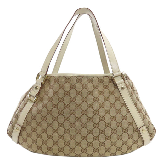 GUCCI Tote Bag 130736 canvas Brown GG Women Used