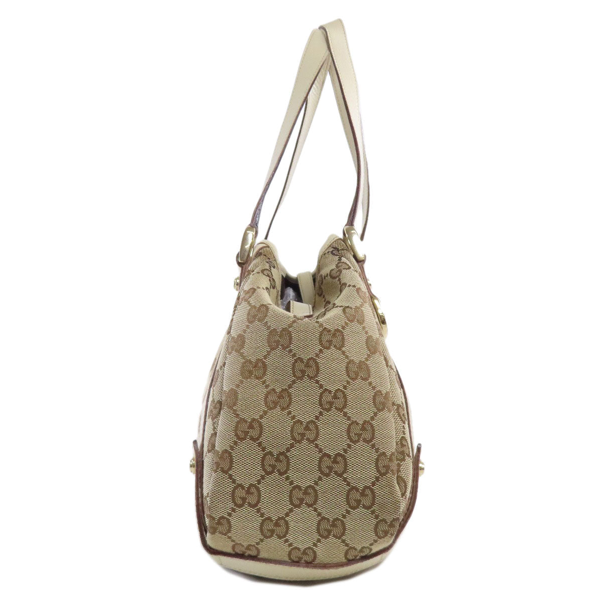 GUCCI Tote Bag 130736 canvas Brown GG Women Used