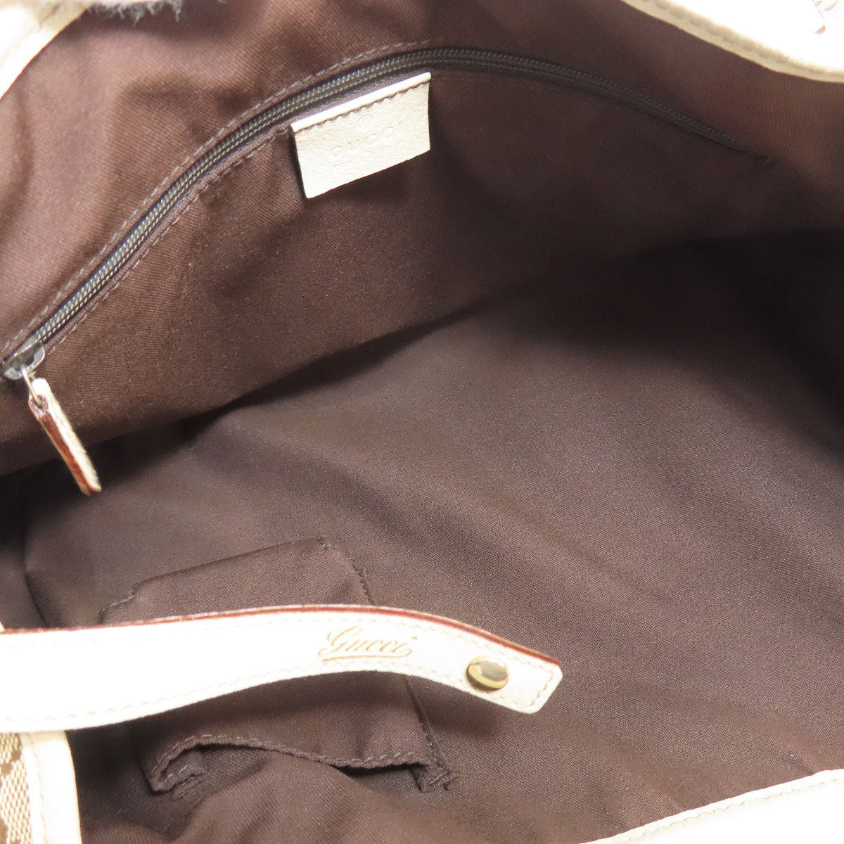 GUCCI Tote Bag 130736 canvas Brown GG Women Used