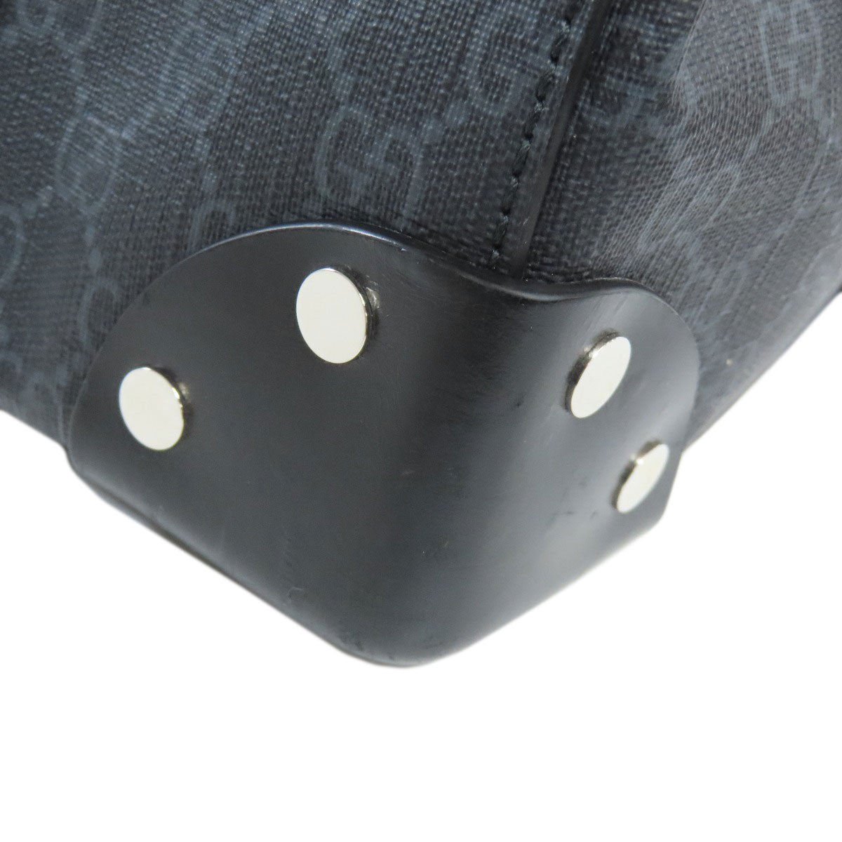 GUCCI Tote Bag 626356 PVC black GG Supreme mens Used