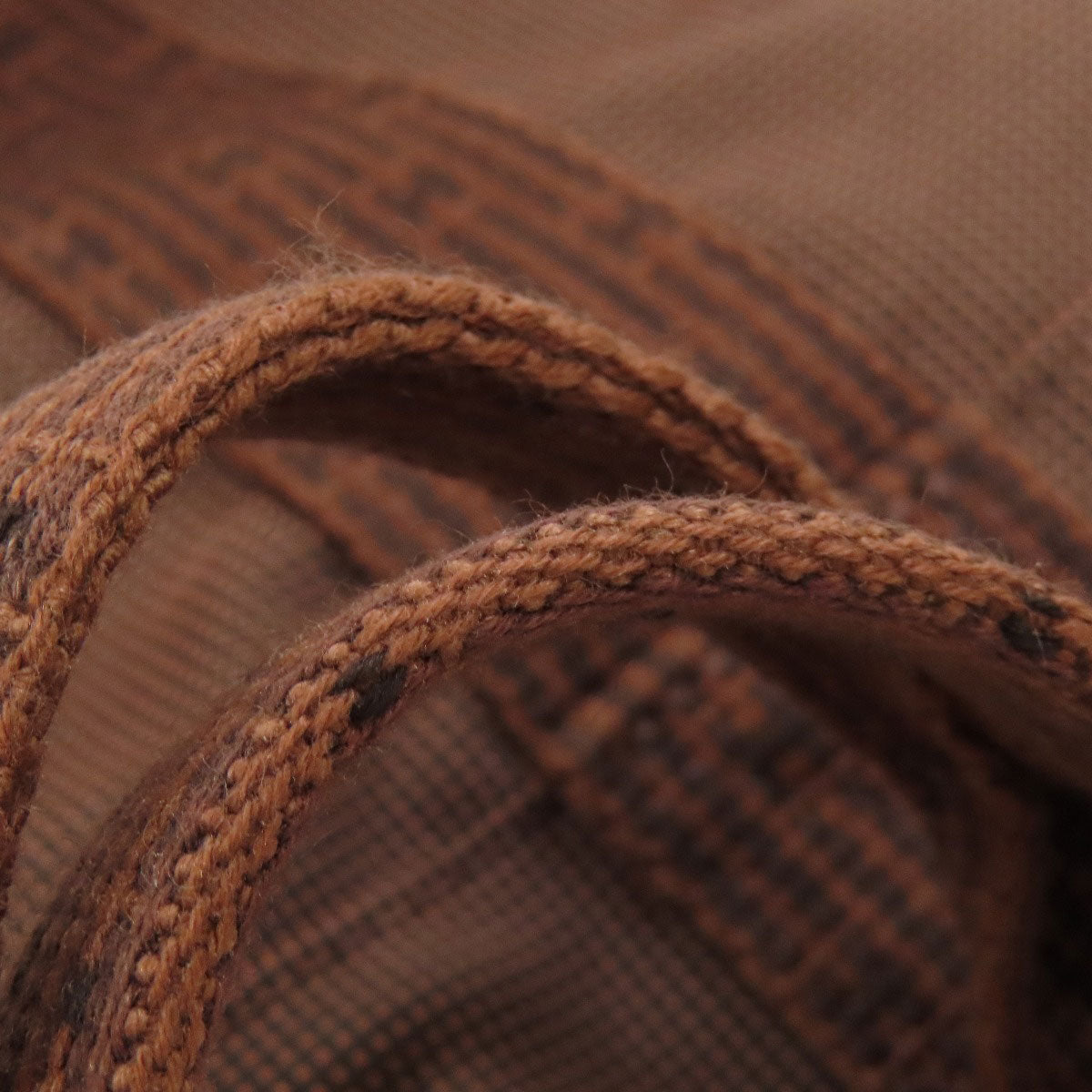 HERMES Handbag canvas Brown Her LinePM Women Used