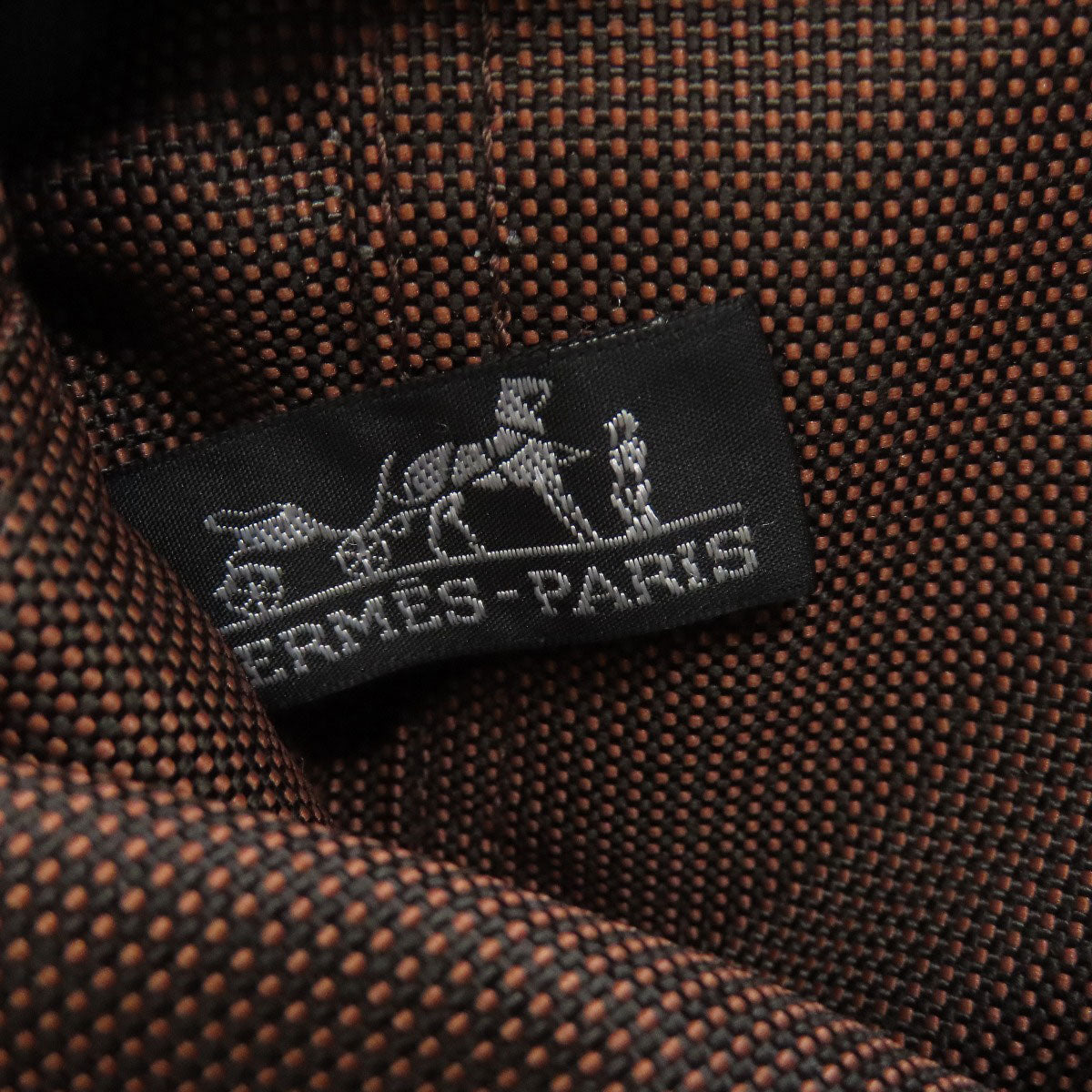 HERMES Handbag canvas Brown Her LinePM Women Used
