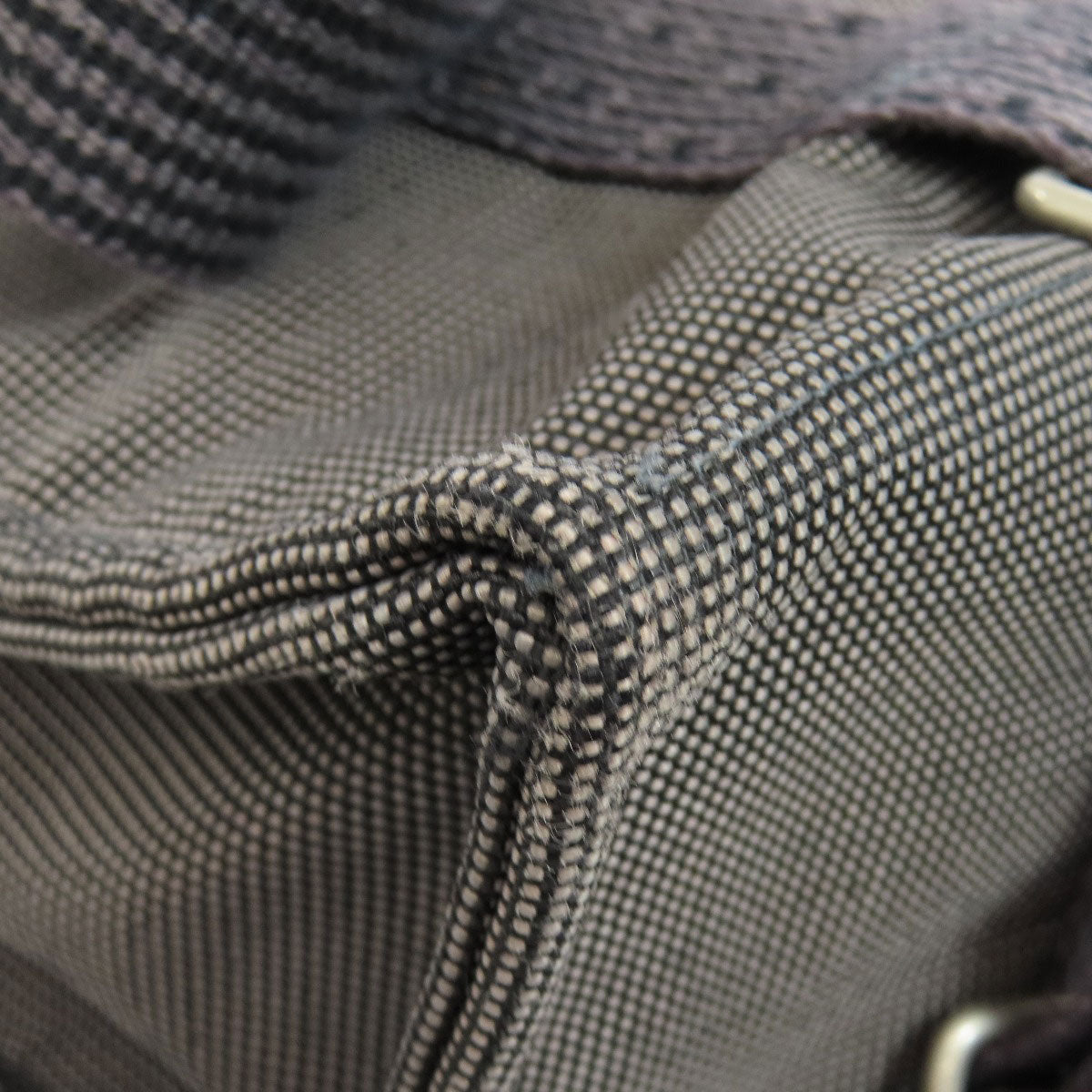 HERMES Backpack canvas gray Her Line ad MM