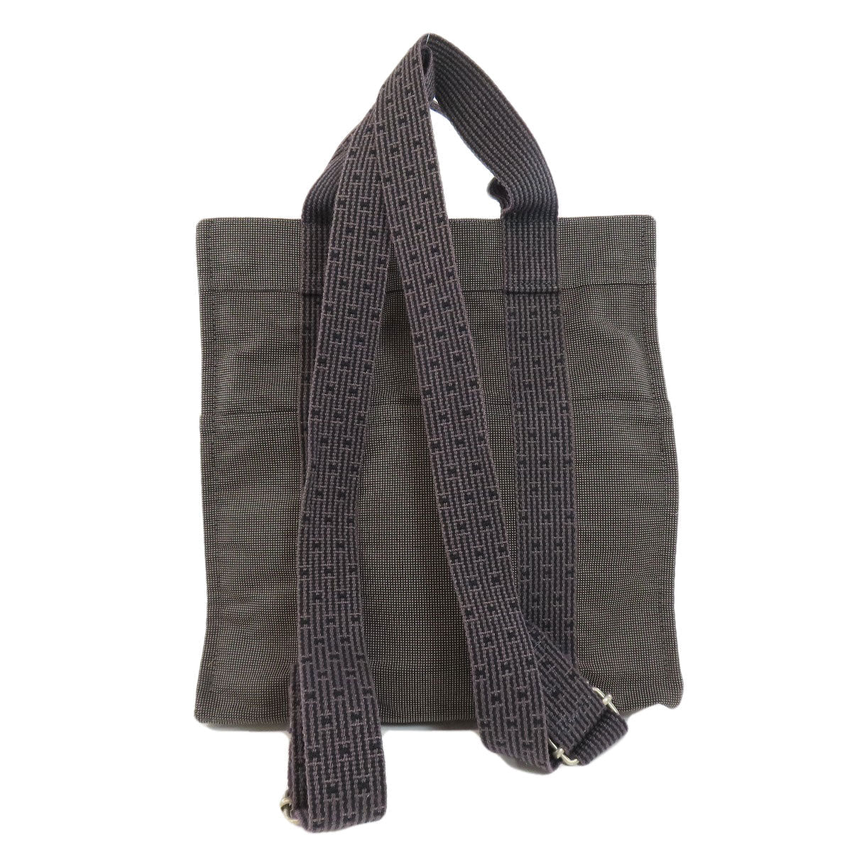 HERMES Backpack canvas gray Her Line ad MM