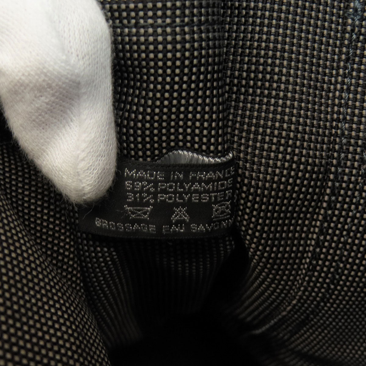 HERMES Backpack canvas gray Her Line ad MM