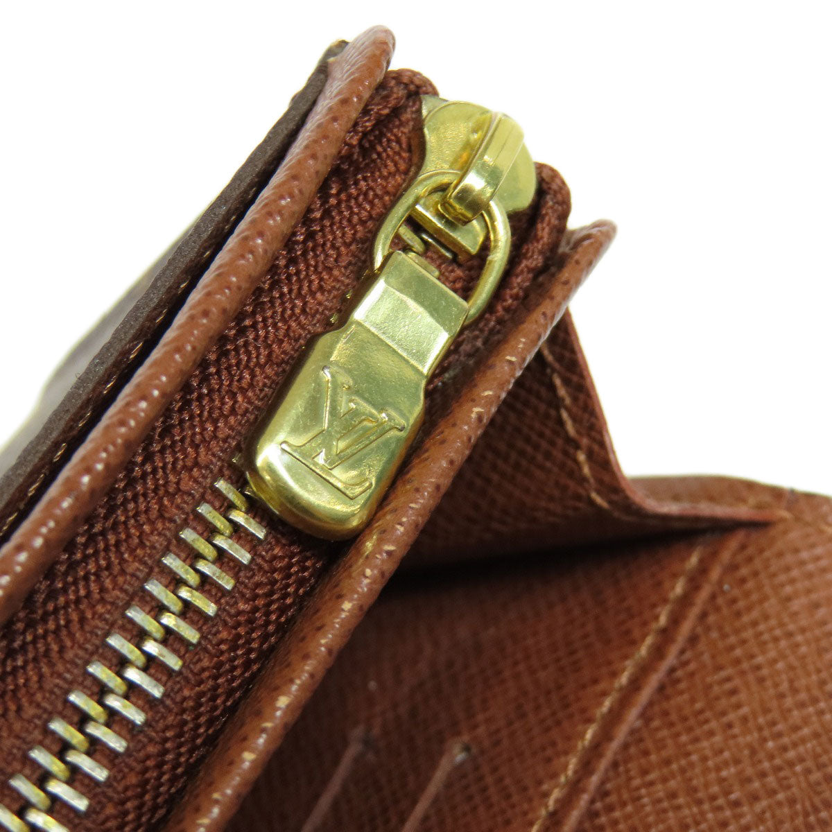 LOUIS VUITTON Bifold Wallet M61736 Monogram canvas Brown Portefeuille Tresol Women Used