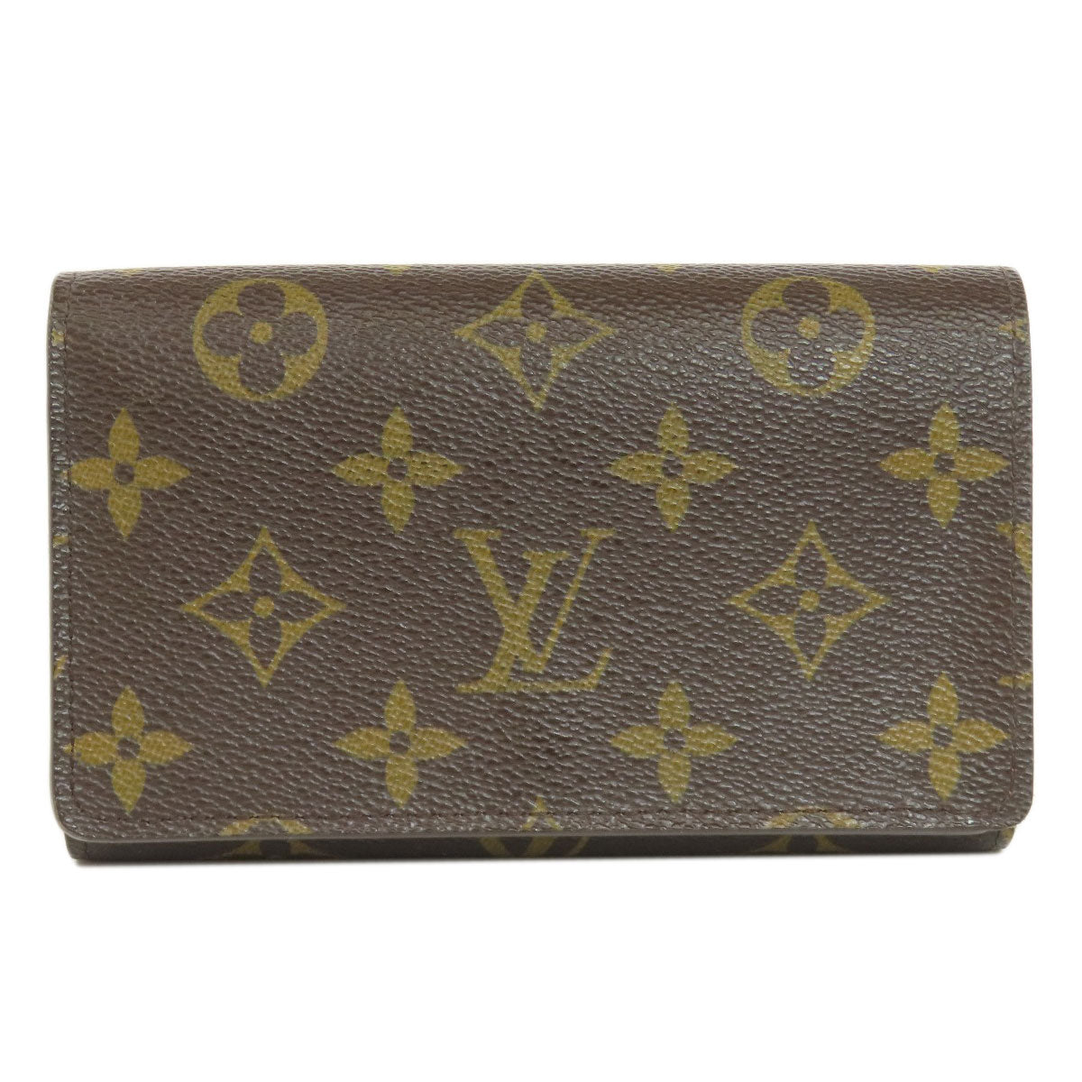 LOUIS VUITTON Bifold Wallet M61736 Monogram canvas Brown Portefeuille Tresol Women Used