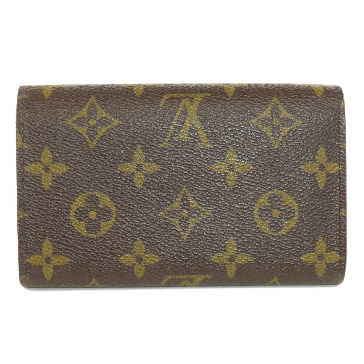 LOUIS VUITTON Bifold Wallet M61736 Monogram canvas Brown Portefeuille Tresol Women Used