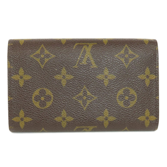LOUIS VUITTON Bifold Wallet M61736 Monogram canvas Brown Portefeuille Tresol Women Used