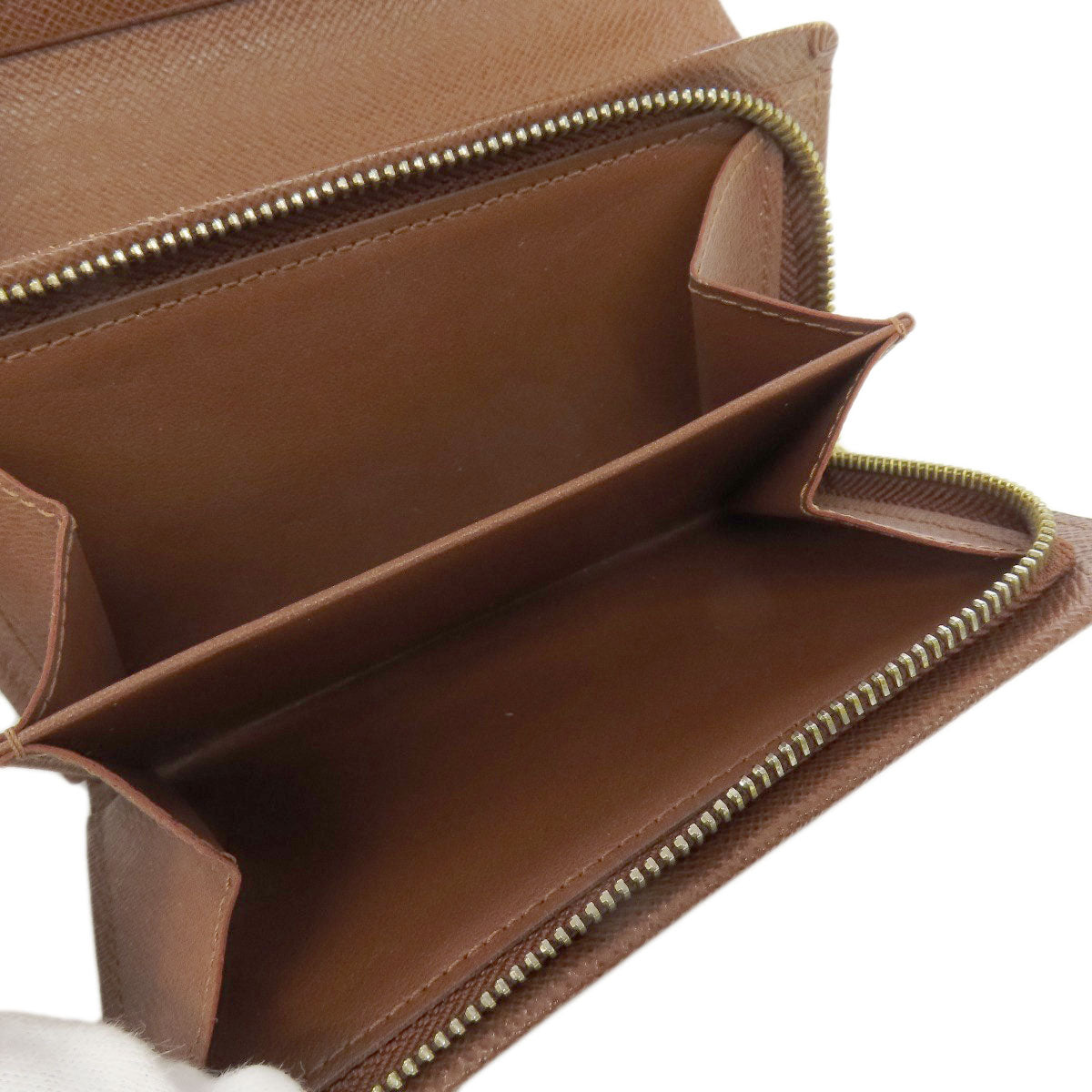 LOUIS VUITTON Bifold Wallet M61736 Monogram canvas Brown Portefeuille Tresol Women Used