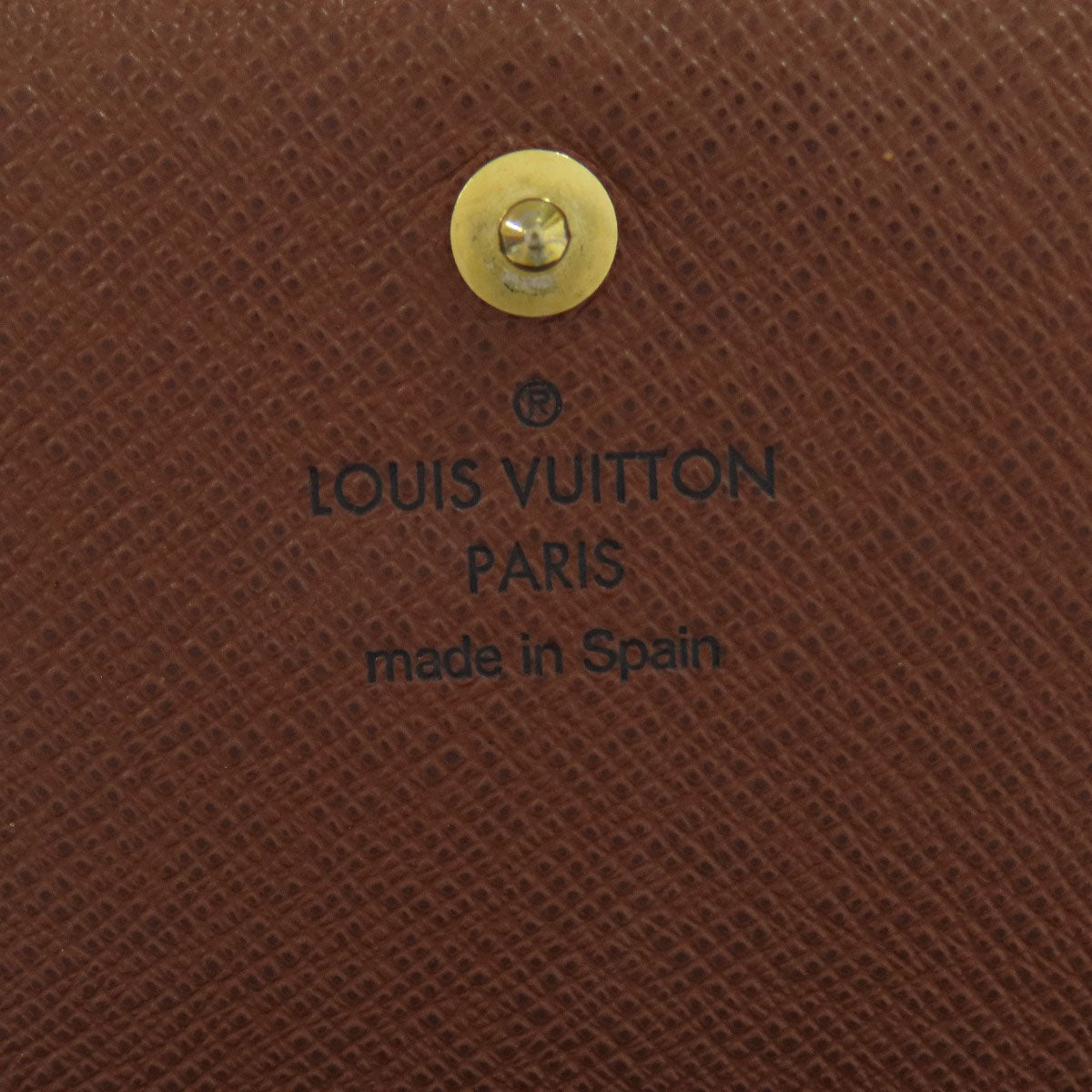 LOUIS VUITTON Bifold Wallet M61736 Monogram canvas Brown Portefeuille Tresol Women Used