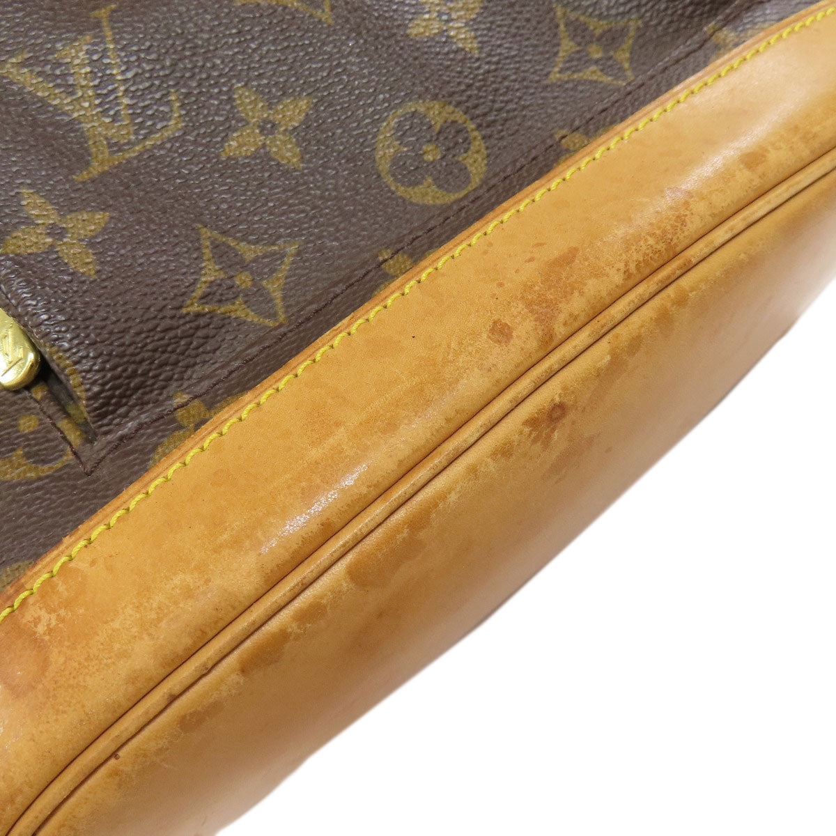 LOUIS VUITTON Backpack M51136 Monogram canvas Brown MontsourisMedium Women Used
