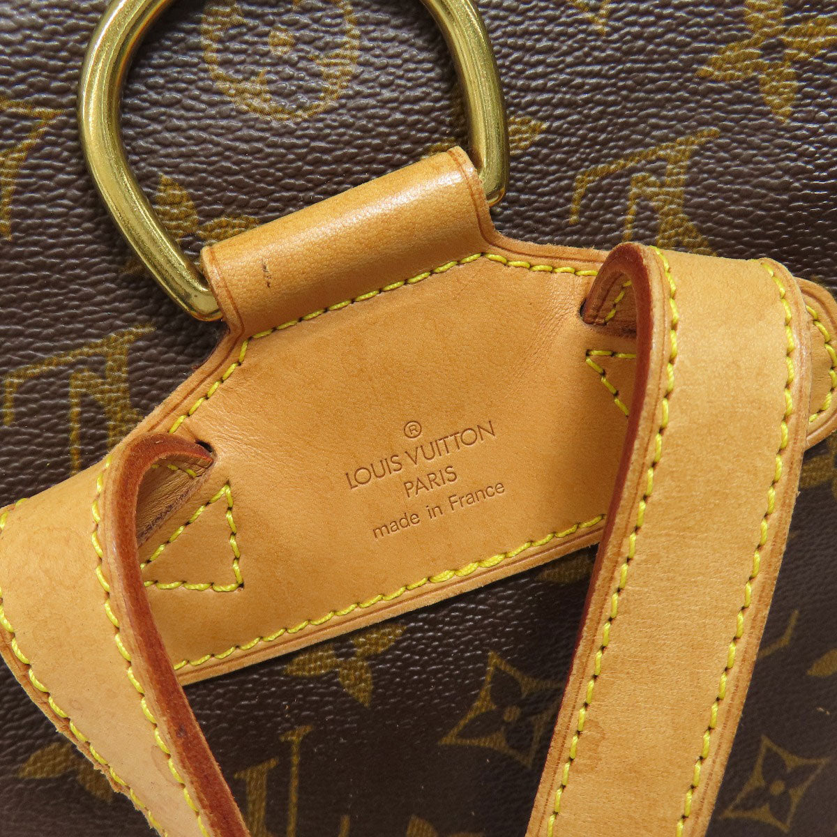LOUIS VUITTON Backpack M51136 Monogram canvas Brown MontsourisMedium Women Used