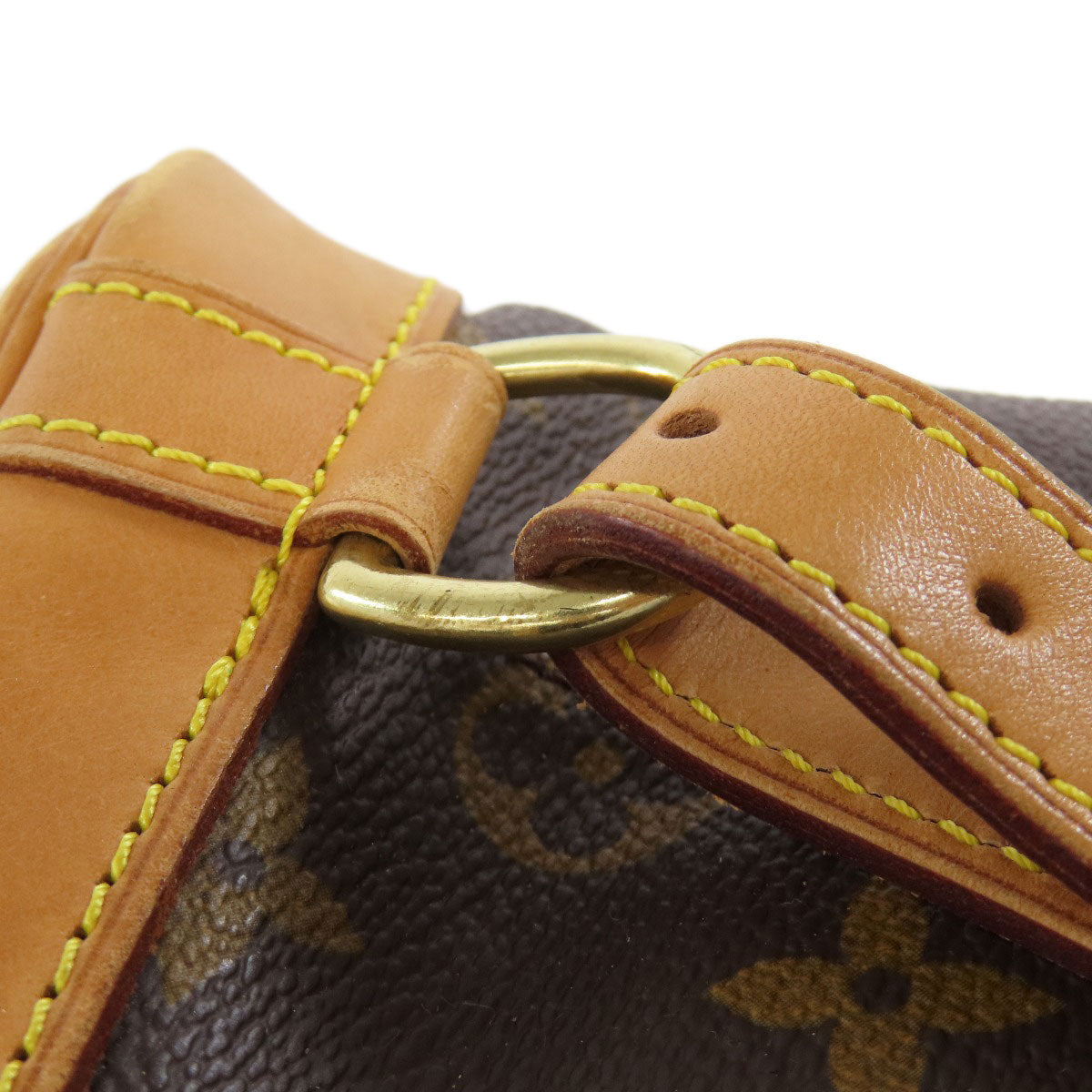 LOUIS VUITTON Backpack M51136 Monogram canvas Brown MontsourisMedium Women Used