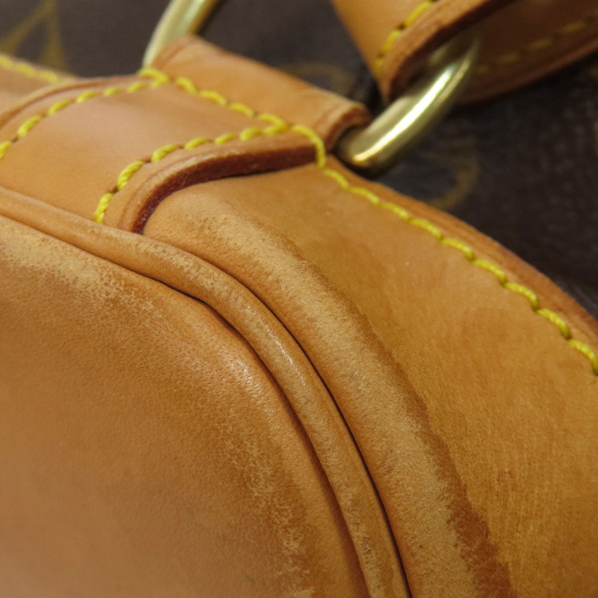 LOUIS VUITTON Backpack M51136 Monogram canvas Brown MontsourisMedium Women Used