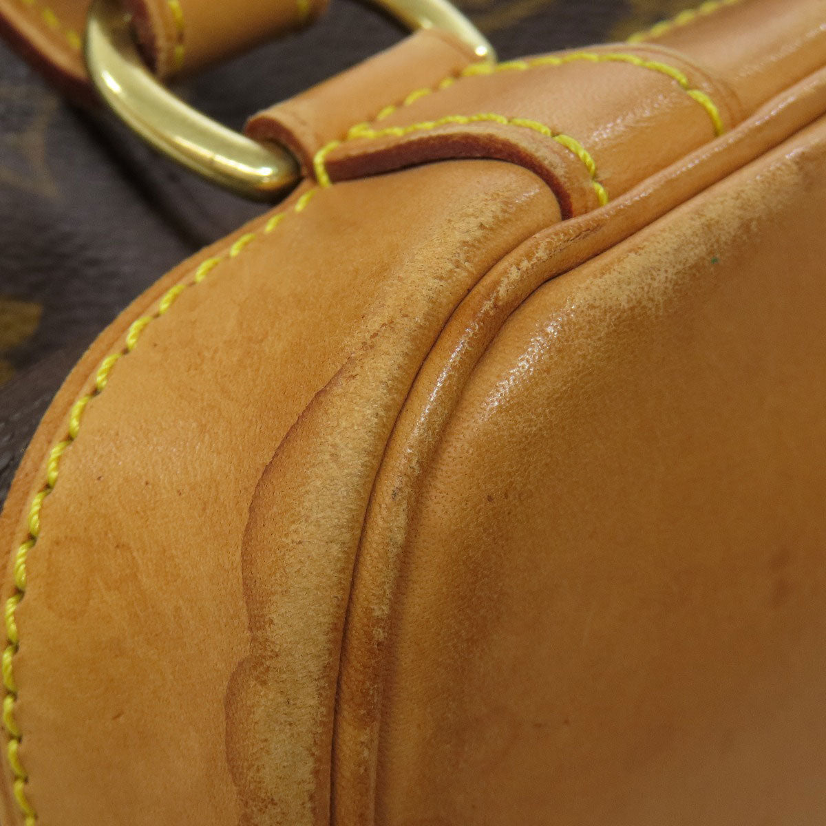 LOUIS VUITTON Backpack M51136 Monogram canvas Brown MontsourisMedium Women Used