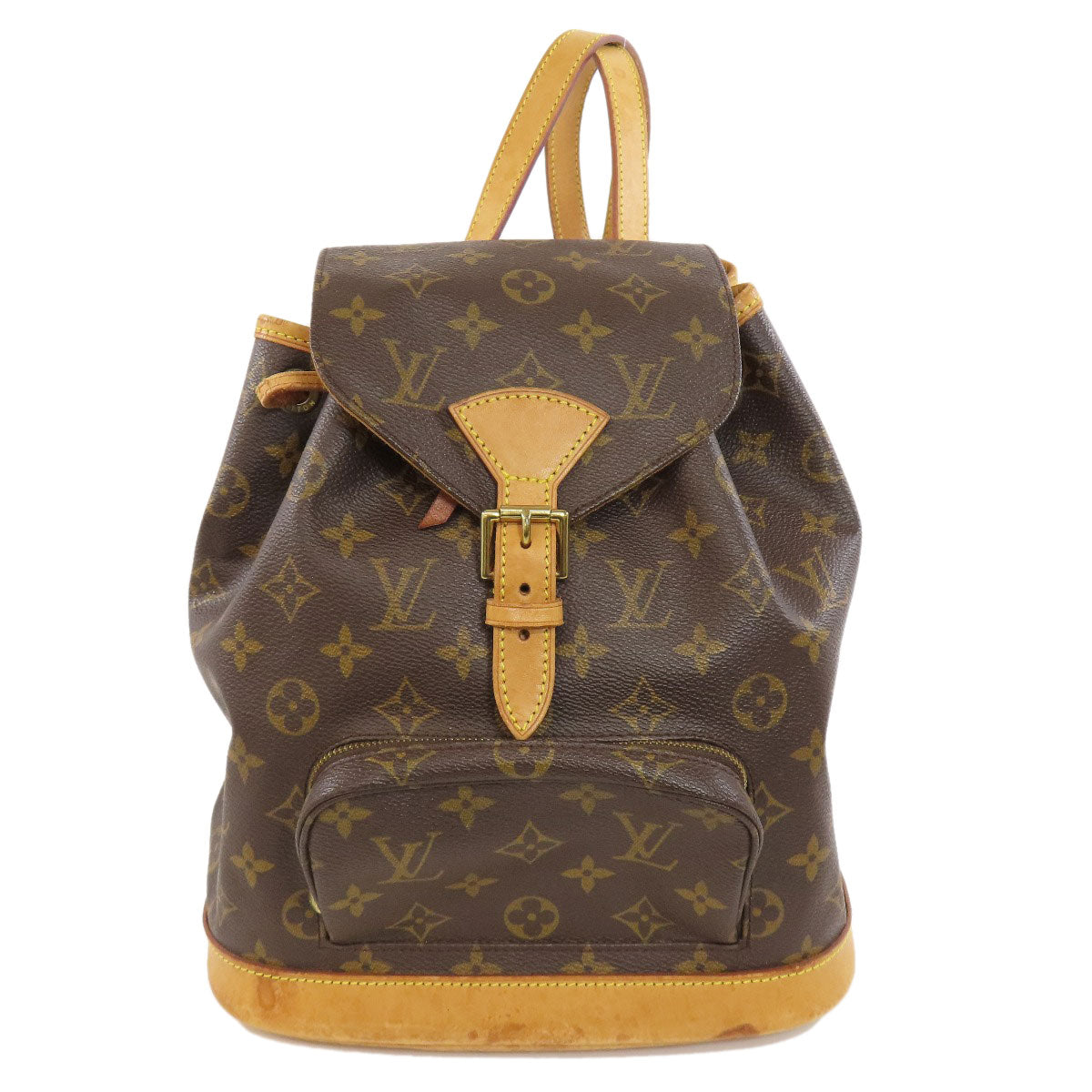 LOUIS VUITTON Backpack M51136 Monogram canvas Brown MontsourisMedium Women Used
