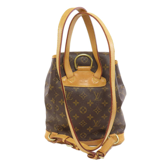 LOUIS VUITTON Backpack M51136 Monogram canvas Brown MontsourisMedium Women Used