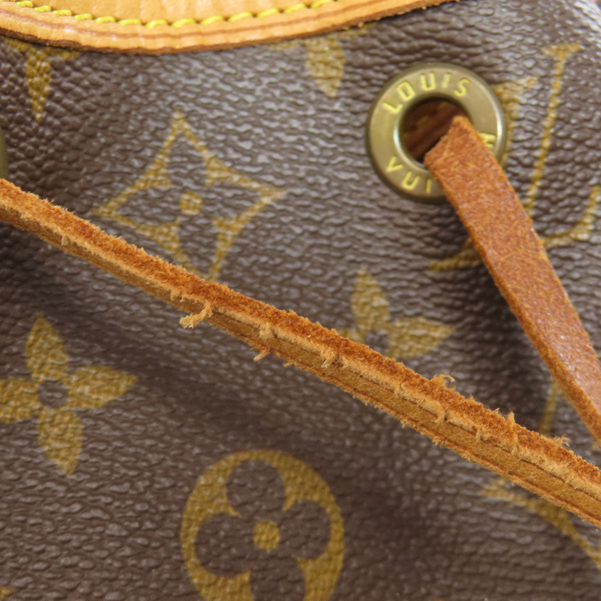 LOUIS VUITTON Backpack M51136 Monogram canvas Brown MontsourisMedium Women Used