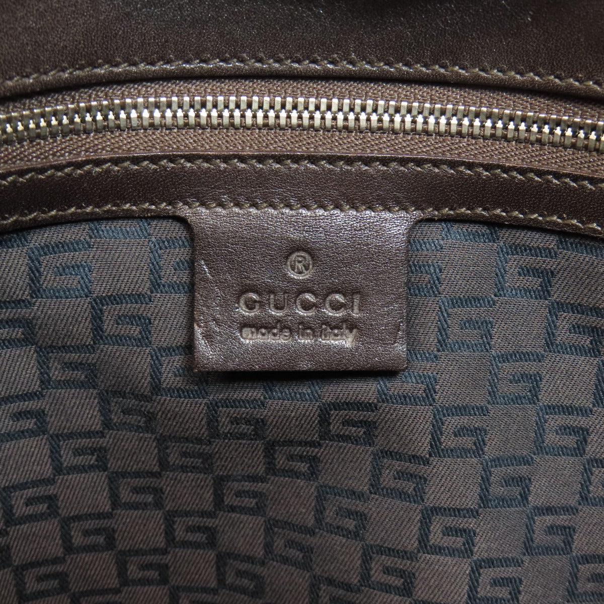 GUCCI Handbag 114875 canvas Brown Sherry Line Interlocking G Women Used
