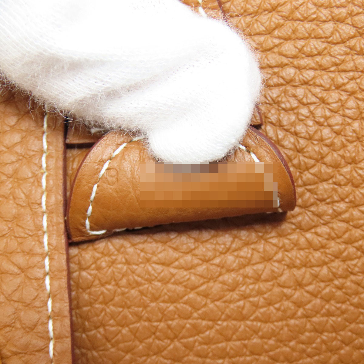 HERMES Shoulder Bag Taurillon Clemence Brown Evelyn 3 PM Gold Metal Women Used
