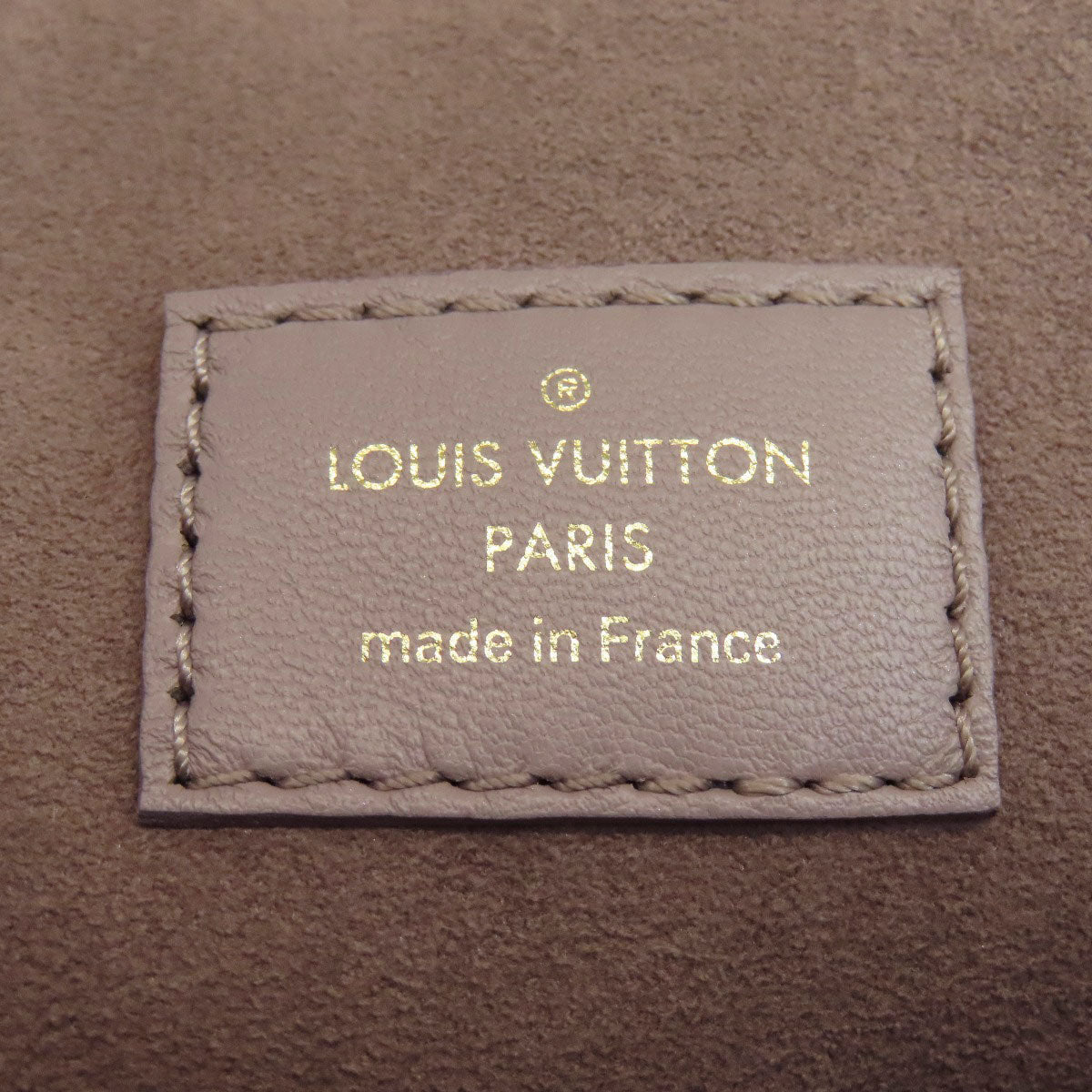 LOUIS VUITTON Handbag Lamb leather gray Kussan PM Women Used