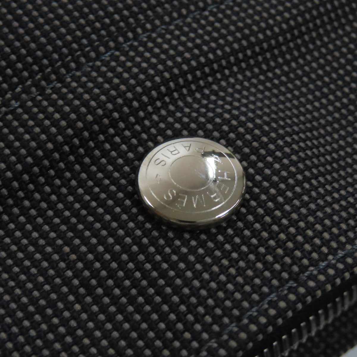 HERMES Tote Bag canvas gray Her LineGM Women Used
