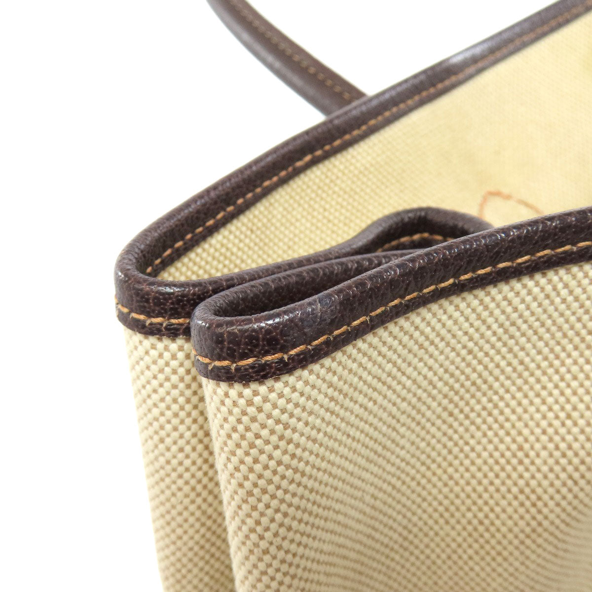 HERMES Tote Bag Tower ash beige Garden Party PM SilverMetal Women Used